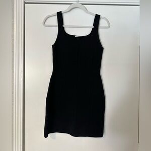 ARITZIA Black Babaton Bodycon Mini Dress